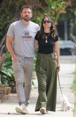 ANA DE ARMAS and Ben Affleck Out with Their Dog in Venice Beach 06/22/2020