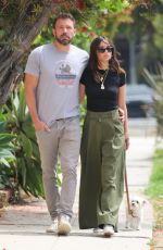 ANA DE ARMAS and Ben Affleck Out with Their Dog in Venice Beach 06/22/2020