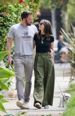 ANA DE ARMAS and Ben Affleck Out with Their Dog in Venice Beach 06/22/2020