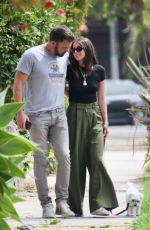 ANA DE ARMAS and Ben Affleck Out with Their Dog in Venice Beach 06/22/2020