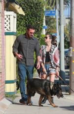 ANA DE ARMAS and Ben Affleck Out with Their Dogs in Santa Monica 06/29/2020