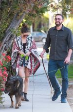 ANA DE ARMAS and Ben Affleck Out with Their Dogs in Santa Monica 06/29/2020