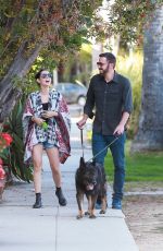 ANA DE ARMAS and Ben Affleck Out with Their Dogs in Santa Monica 06/29/2020