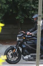 ANA DE ARMAS and Ben Affleck Riding a Bike Out in Los Angeles 06/16/2020