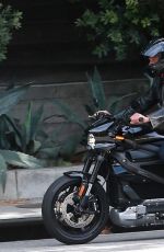 ANA DE ARMAS and Ben Affleck Riding a Bike Out in Los Angeles 06/16/2020