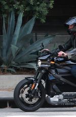 ANA DE ARMAS and Ben Affleck Riding a Bike Out in Los Angeles 06/16/2020