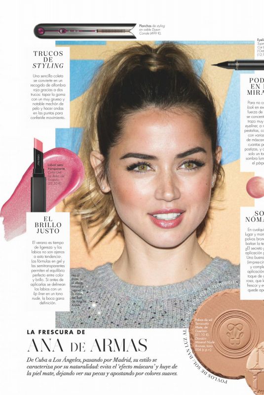 ANA DE ARMAS in ¡Hola!  Fashion Magazine, July 2020