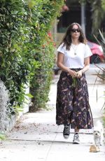 ANA DE ARMAS Out with Her Dog in Santa Monica 06/17/2020