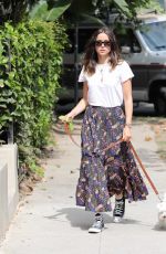 ANA DE ARMAS Out with Her Dog in Santa Monica 06/17/2020