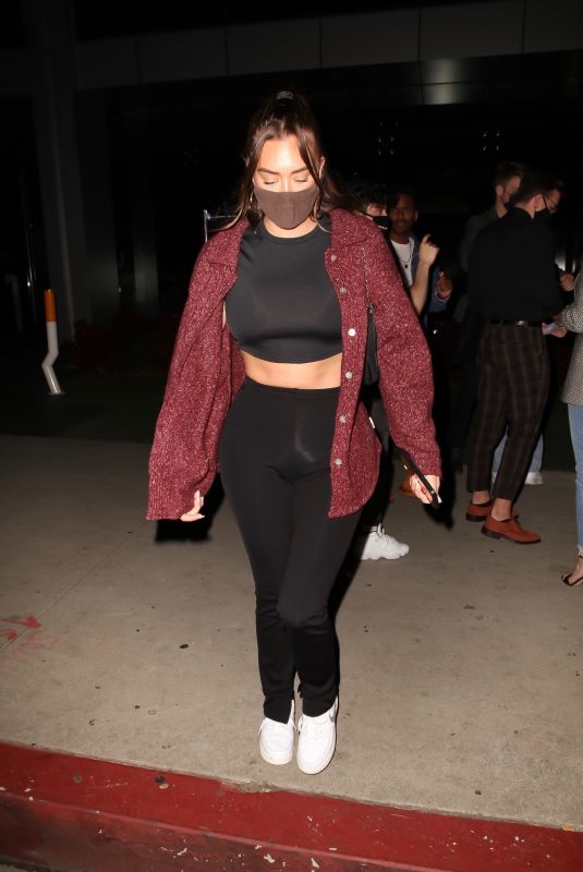 ANASTASIA KARANIKOLAOU at Boa Steakhouse in West Hollywood 06/23/2020