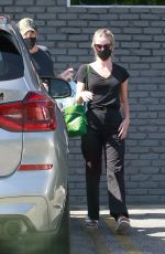 ANNABELLE WALLIS Leaves a Pet Supply Store in Los Feliz 06/18/2020