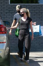 ANNABELLE WALLIS Leaves a Pet Supply Store in Los Feliz 06/18/2020