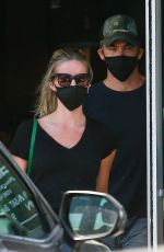 ANNABELLE WALLIS Leaves a Pet Supply Store in Los Feliz 06/18/2020