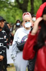 ANNE MARIE at Black Lives Matter Protest in London 06/03/2020