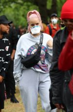 ANNE MARIE at Black Lives Matter Protest in London 06/03/2020