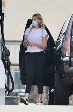 APRIL LOVE GEARY at a Gas Station in Malibu 06/25/2020