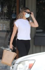 APRIL LOVE GEARY at a Gas Station in Malibu 06/25/2020