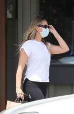 APRIL LOVE GEARY at a Gas Station in Malibu 06/25/2020