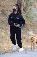 ARIANA GRANDE Out Hikinig with Her Dog in Los Angeles 06/21/2020