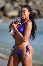 ARIANE ANDREW aka CAMERON from WWE Divas in Bikini at a Beach in Santa Monica 06/10/2020