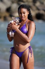 ARIANE ANDREW aka CAMERON from WWE Divas in Bikini at a Beach in Santa Monica 06/10/2020