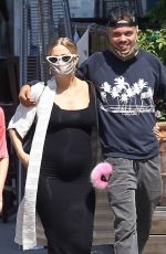 ASHLEE SIMPSON and Evan Ross Out in Sherman Oaks 06/17/2020