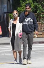 ASHLEE SIMPSON and Evan Ross Out in Sherman Oaks 06/17/2020