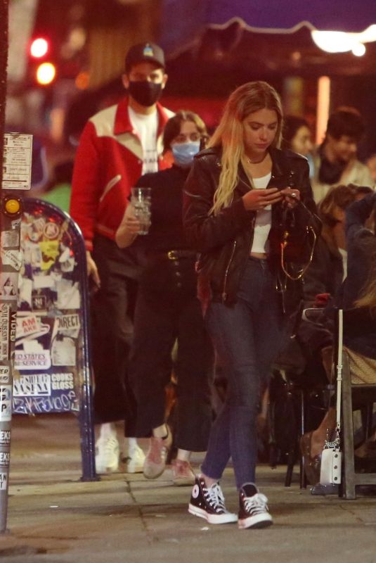 ASHLEY BENSON and G-Eazy Out for Dinner in Los Feliz 06/20/2020