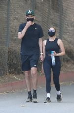 ASHLEY BENSON and G-Eazy Out Hiking in Los Angeles 06/25/2020