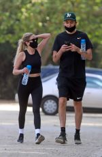 ASHLEY BENSON and G-Eazy Out Hiking in Los Angeles 06/25/2020