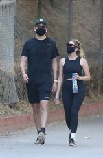 ASHLEY BENSON and G-Eazy Out Hiking in Los Angeles 06/25/2020