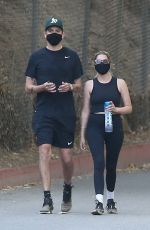 ASHLEY BENSON and G-Eazy Out Hiking in Los Angeles 06/25/2020