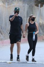 ASHLEY BENSON and G-Eazy Out Hiking in Los Angeles 06/25/2020