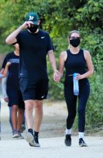ASHLEY BENSON and G-Eazy Out Hiking in Los Angeles 06/25/2020