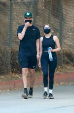 ASHLEY BENSON and G-Eazy Out Hiking in Los Angeles 06/25/2020