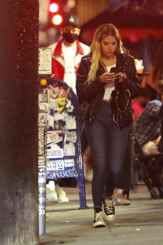 ASHLEY BENSON Out for Dinner in Los Feliz 06/20/2020