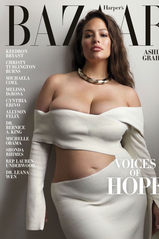 ASHLEY GRAHAM on the Cover of Harper