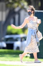 ASHLEY GREENE and CARA SANTANA at a Park in Beverly Hills 06/27/2020