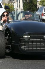 ASHLEY GREENE and Paul Khoury Out Driving in West Hollywood 06/17/2020