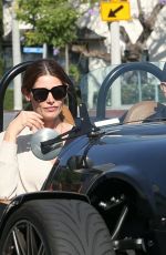 ASHLEY GREENE and Paul Khoury Out Driving in West Hollywood 06/17/2020