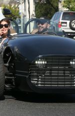 ASHLEY GREENE and Paul Khoury Out Driving in West Hollywood 06/17/2020