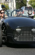 ASHLEY GREENE and Paul Khoury Out Driving in West Hollywood 06/17/2020