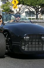 ASHLEY GREENE and Paul Khoury Out Driving in West Hollywood 06/17/2020