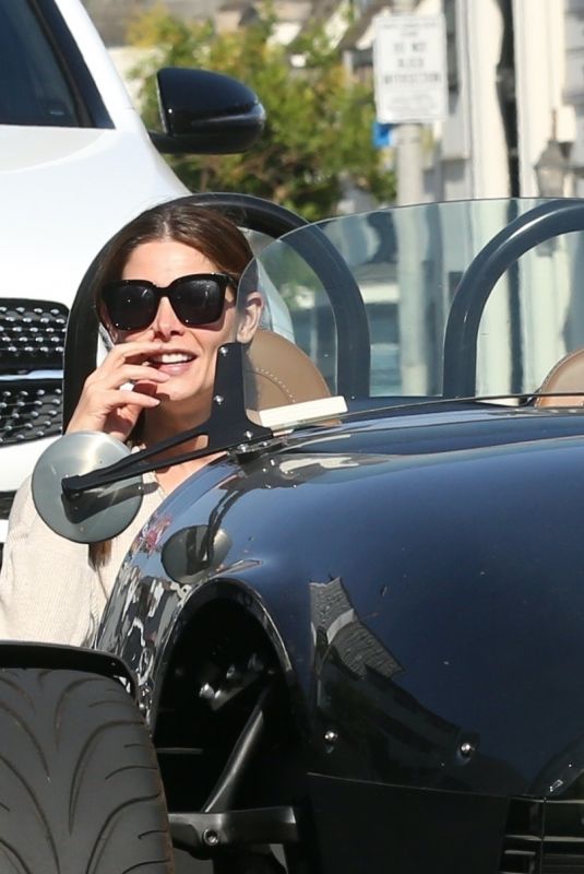 ASHLEY GREENE and Paul Khoury Out Driving in West Hollywood 06/17/2020