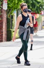 ASHLEY GREENE Leaves a Gym in Los Angeles 06/22/2020