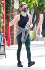 ASHLEY GREENE Leaves a Gym in Los Angeles 06/22/2020
