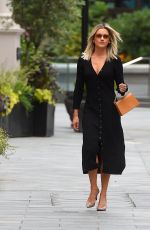 ASHLEY ROBERTS Arrives at Global Offices in London 06/08/2020
