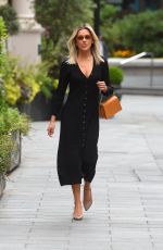 ASHLEY ROBERTS Arrives at Global Offices in London 06/08/2020