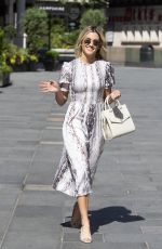 ASHLEY ROBERTS Arrives at Global Radio in London 06/01/2020