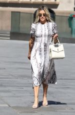 ASHLEY ROBERTS Arrives at Global Radio in London 06/01/2020